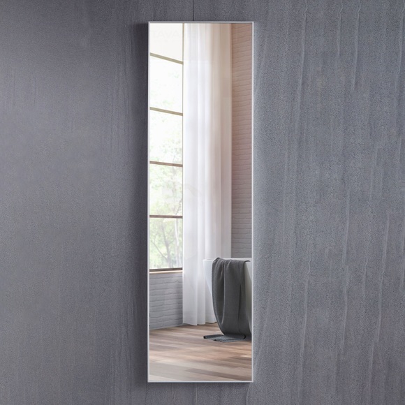 Wandspiegel 170 x 50 cm silber
