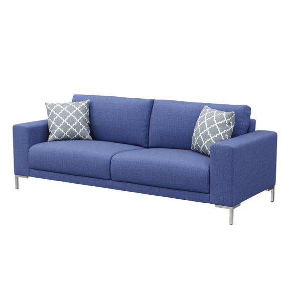 Sofa NOREEN 2-Sitzer blau