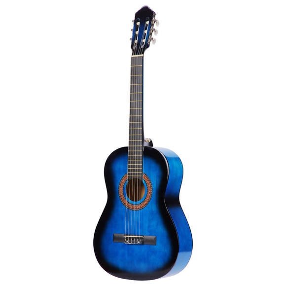 Akustische Gitarre blau