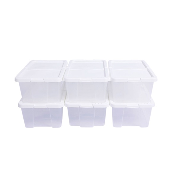 Aufbewahrungsbox 6er Set 34 x 19.5 x 13 cm