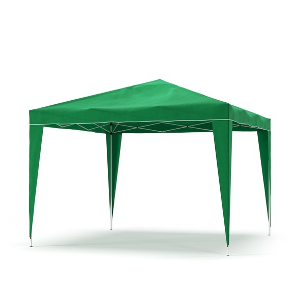 Gartenpavillon Partyzelt 3 x 3 m grün
