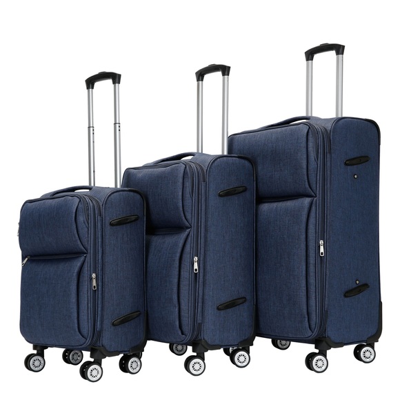 Reisekoffer LANA 3er Set blau
