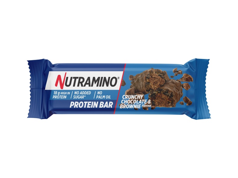 NUTRAMINO Proteinbar Crunchy Chocolate Brownie 12 x 55 g