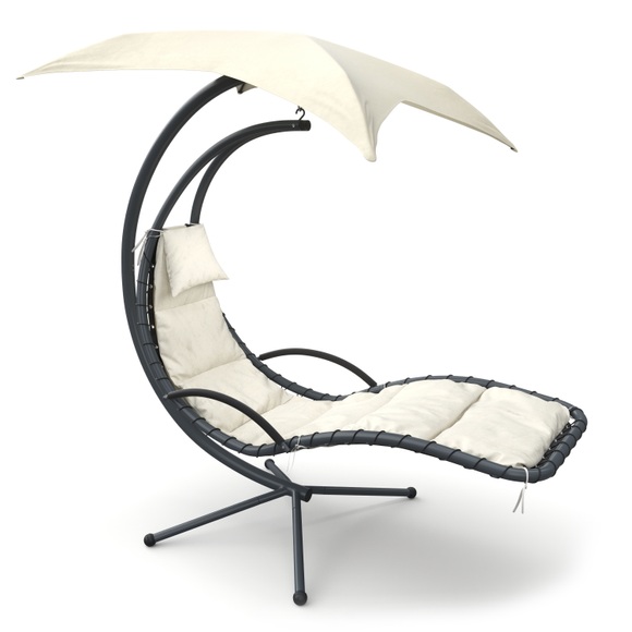 Schaukelstuhl Schwebeliege GRENADA creme