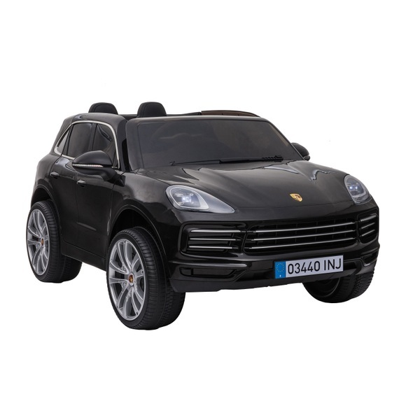 Elektroauto Kinder Porsche Cayenne schwarz
