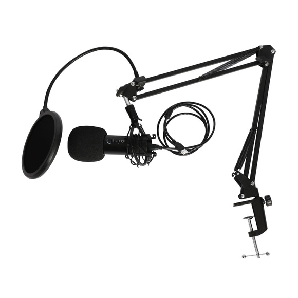 Podcast Set Studiomikrofon mit Halterung