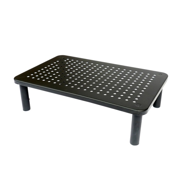 Stehtisch Monitorständer 37 x 23.5 cm schwarz