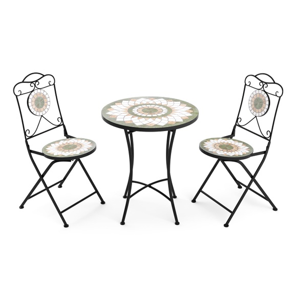 Bistroset MOSAIK 3-teilig olive