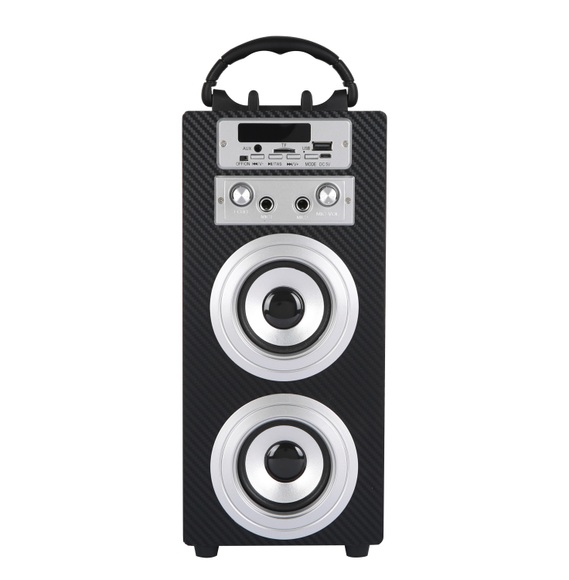 Bluetooth Lautsprecher kabellos 2 x 5 W schwarz