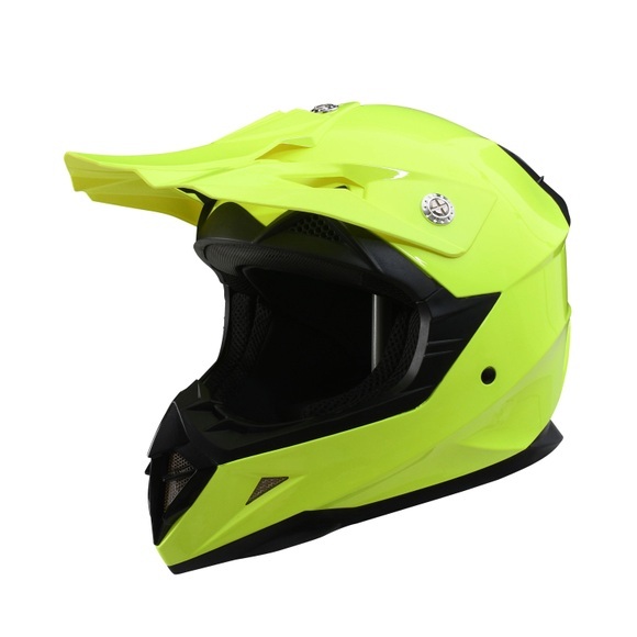 Kinder Mountainbike Motorradhelm Gr. 51/52 grün