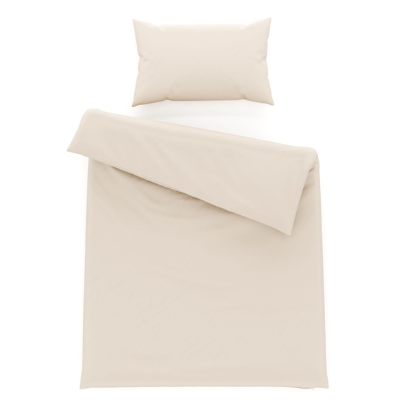 Bettwäsche Set 65 x 100 cm + 160 x 210 cm beige