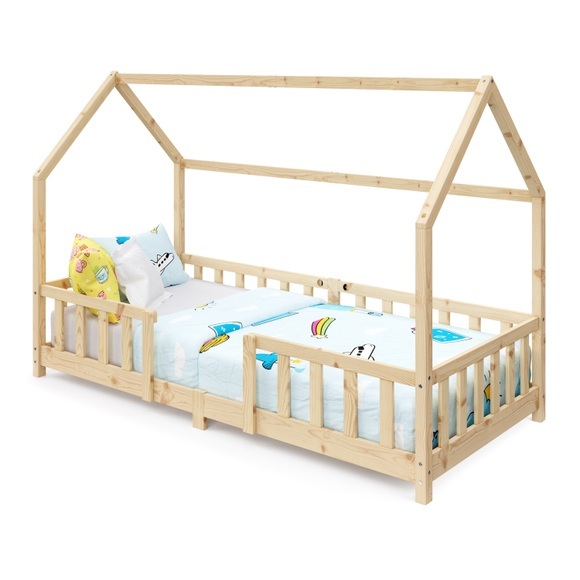 Kinderbett MAISON 90 x 200 cm natur