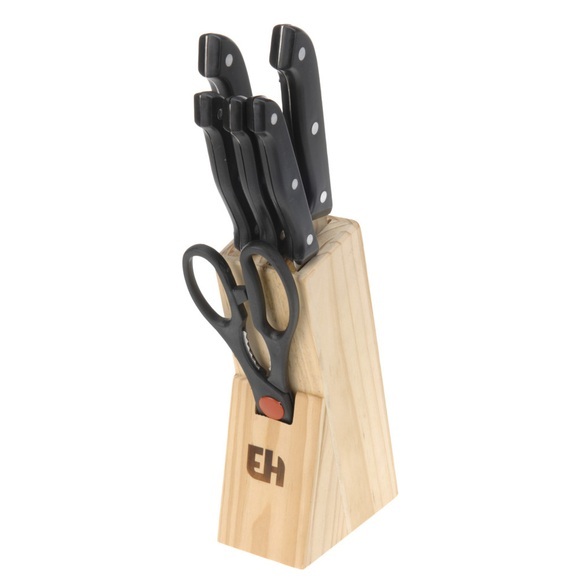 Messerblock Holz 7-teilig
