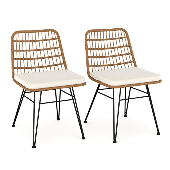 Gartenstuhl JUNO braun 2er Set