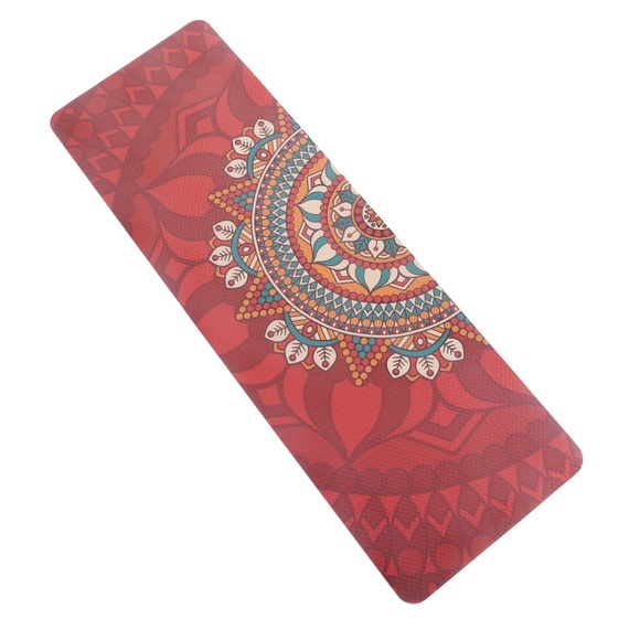 Yogamatte ZARINA rot 180 x 60 x 0.6 cm