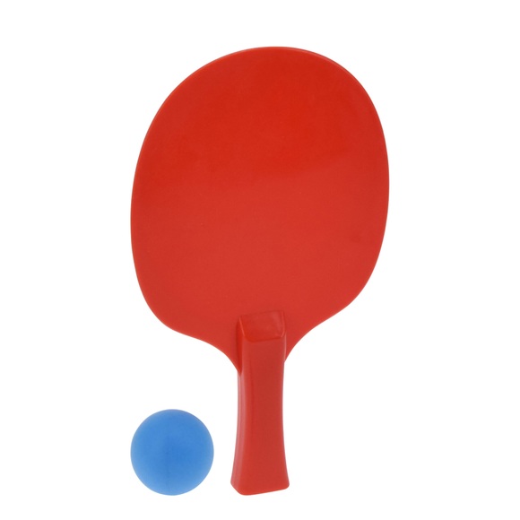 Tischtennisschläger mit Ball