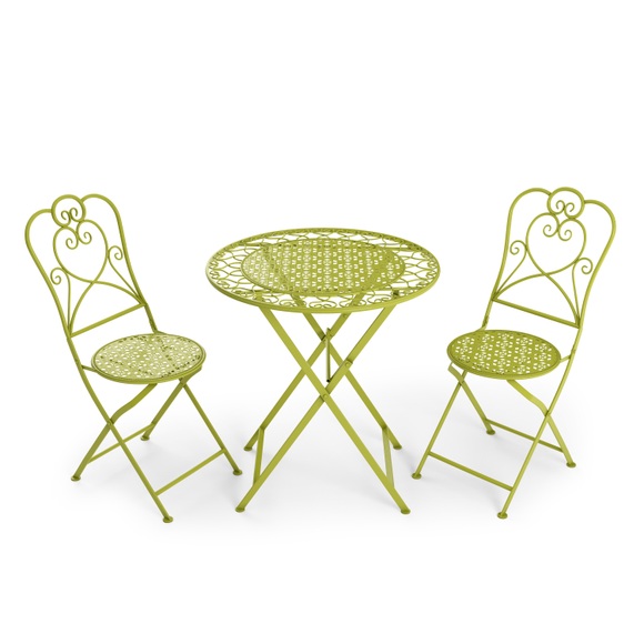 Bistroset PAULINE hellgrün