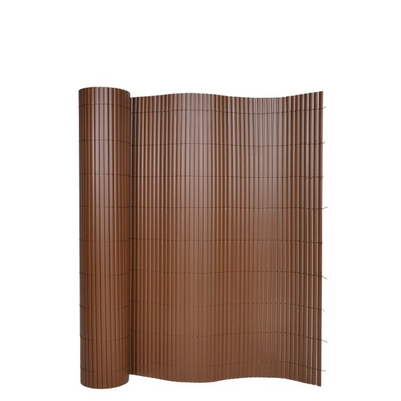 Sichtschutzmatte PVC 500 x 140 cm braun