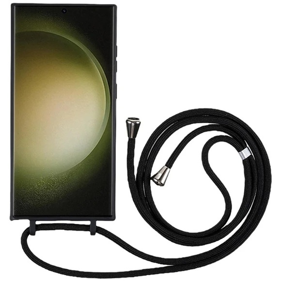 Handyhülle mit Band Samsung S24 Ultra schwarz