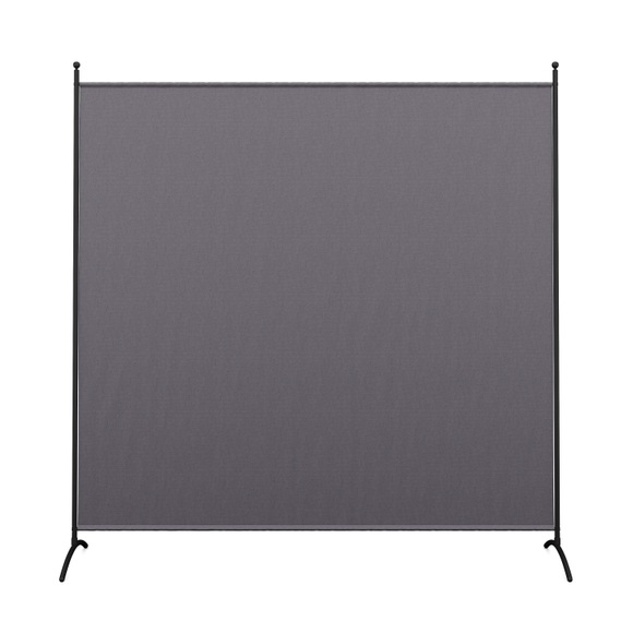 Paravent 1-teilig 180 x 180 cm anthrazit