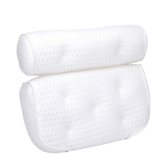 Badewannenkissen Nackenkissen weiss
