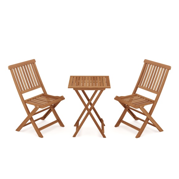 Bistroset Holz ALVOR 3-teilig