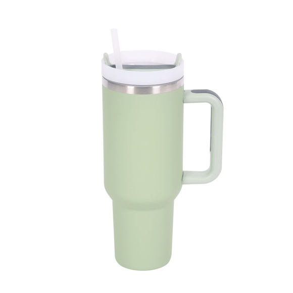 Thermobecher mit Strohhalm 1.1L mint