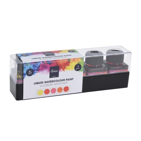 Wasserfarben Set 5-teilig 30 ml
