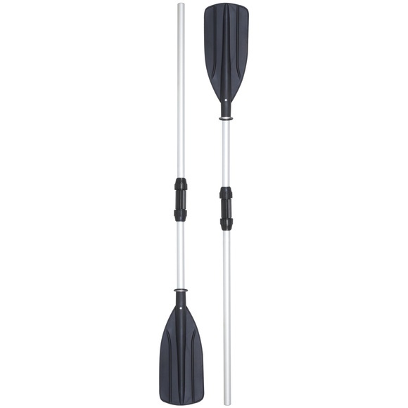 Paddel-Set schwarz aus Aluminium