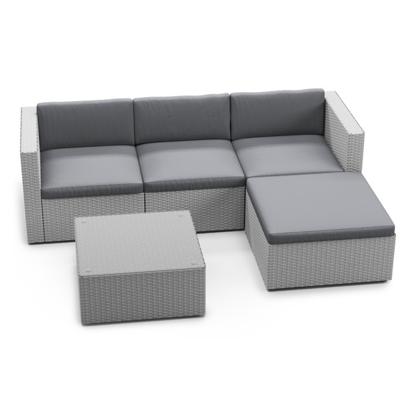 Ersatzkissen Lounge Malibu grau