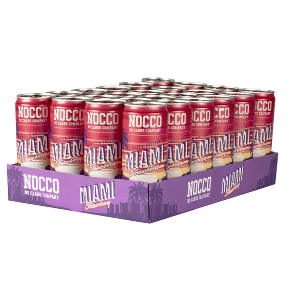Nocco BCAA - 24x330ml - Miami Strawberry