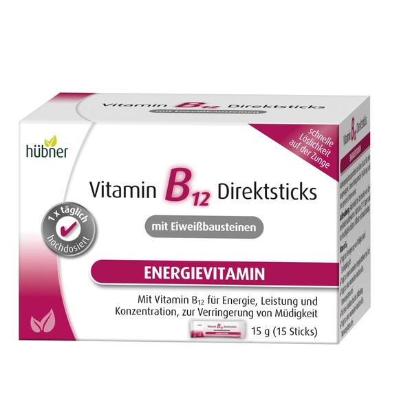 Vitamin B12 Direktsticks mit Eiweißbausteinen (15x1g)