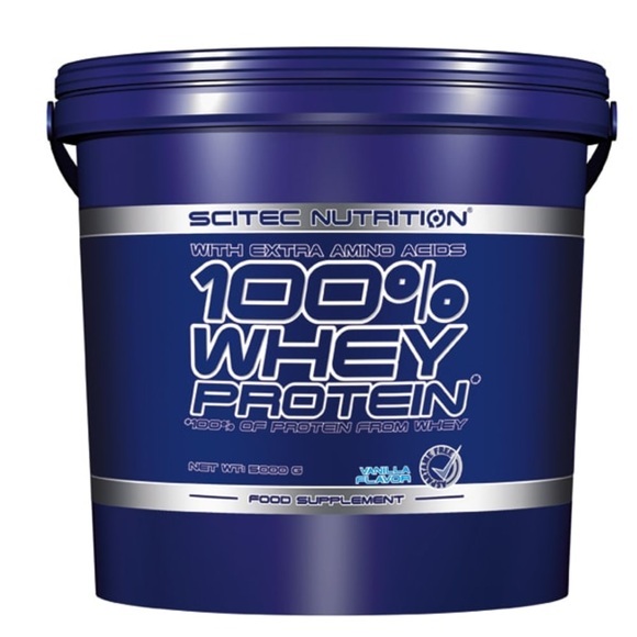 100% Whey Protein Pulver - 5000g - Vanille