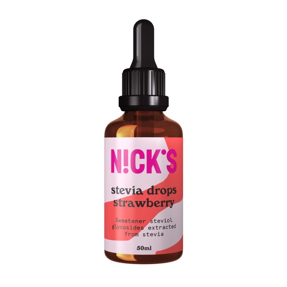 Nick's Stevia Drops - 50ml - Strawberry