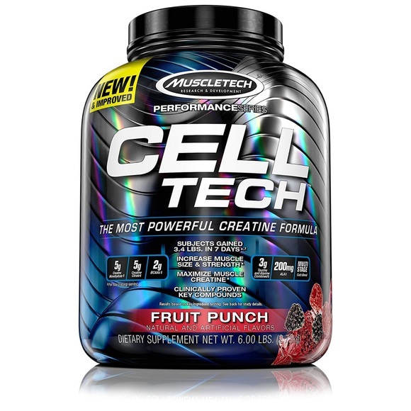 MuscleTech Cell-Tech 2700 gr (Sport , Massa muscolare , Creatina) G...