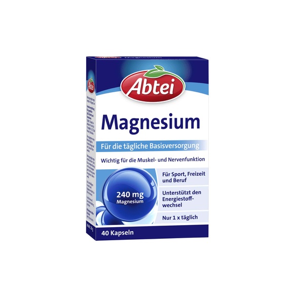 Magnesium 240mg (40 Kapseln)