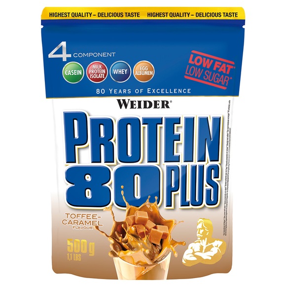Weider Protein 80 Plus, Caramel-Toffee, Pulver