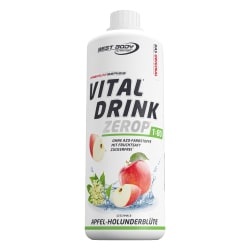 BestBody - Getränkekonzentrat Low Carb Vital Drink Apple-Elderflower - 1000 ml