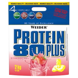 Weider Protein 80 Plus, Erdbeere, Pulver