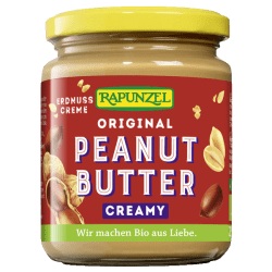 Rapunzel Bio Peanutbutter Original Creamy, 250 g