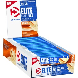 Dymatize Nutrition - Dymatize - Riegel Elite Layer Bar White Chocolate Vanilla & Caramel 18 x 60g New