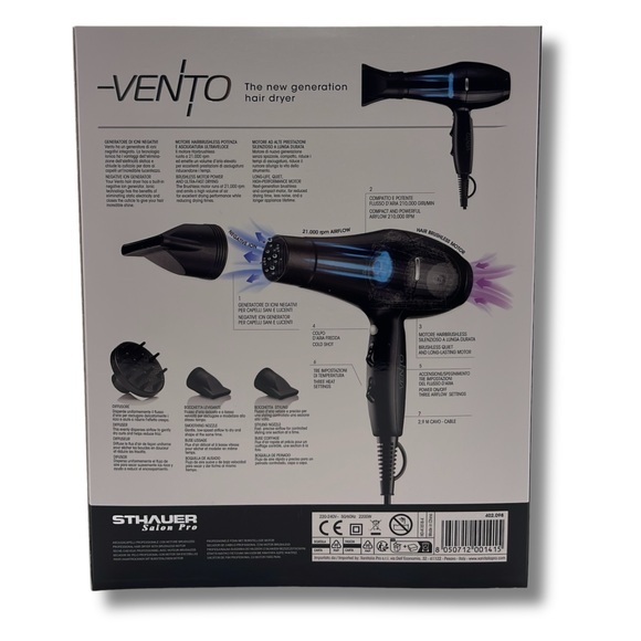 XanitaliaPro Professioneller Haartrockner Vento