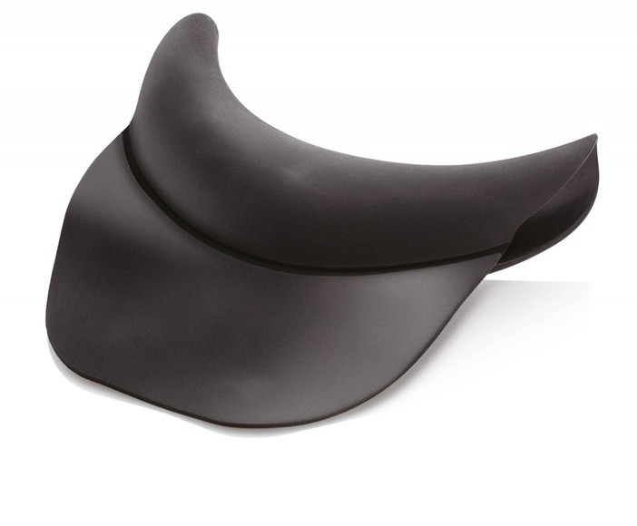 Nackenpolster aus schwarzem Silikon