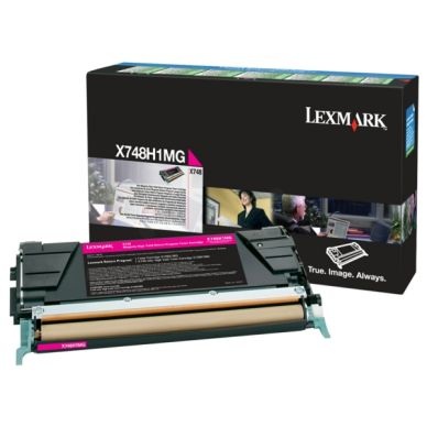 Lexmark Rückgabe Toner X748 X748H1MG Original Magenta 10000 Seiten