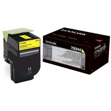 Lexmark 700H4 Toner gelb