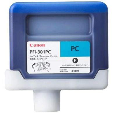 Original Tintenpatrone photo cyan Canon PFI-301PC
