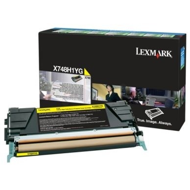 Lexmark Rückgabe Toner X748 X748H1YG Original Gelb 10000 Seiten