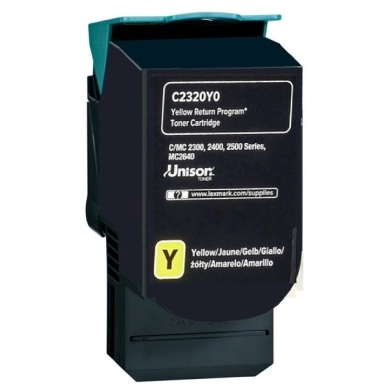 Lexmark Toner C2425 MC2425 C240X40 Original Gelb 3500 Seiten
