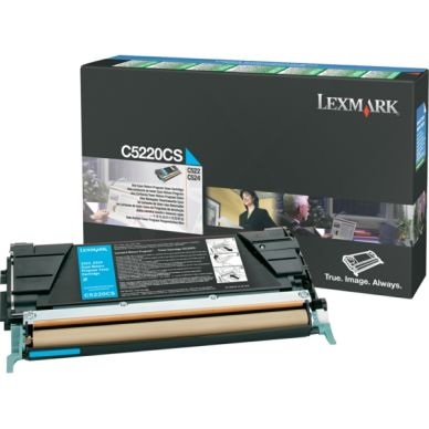 Original Tonerpatrone cyan Lexmark C5220CS