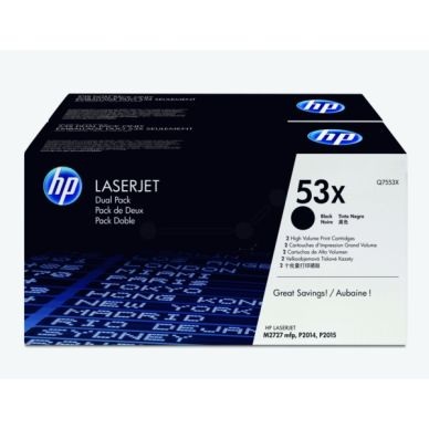 HP Q7553Cd schwarz Twinpack Toner